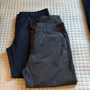 Men's Gray and Blue Vuori pants in like new condition. Size 38
